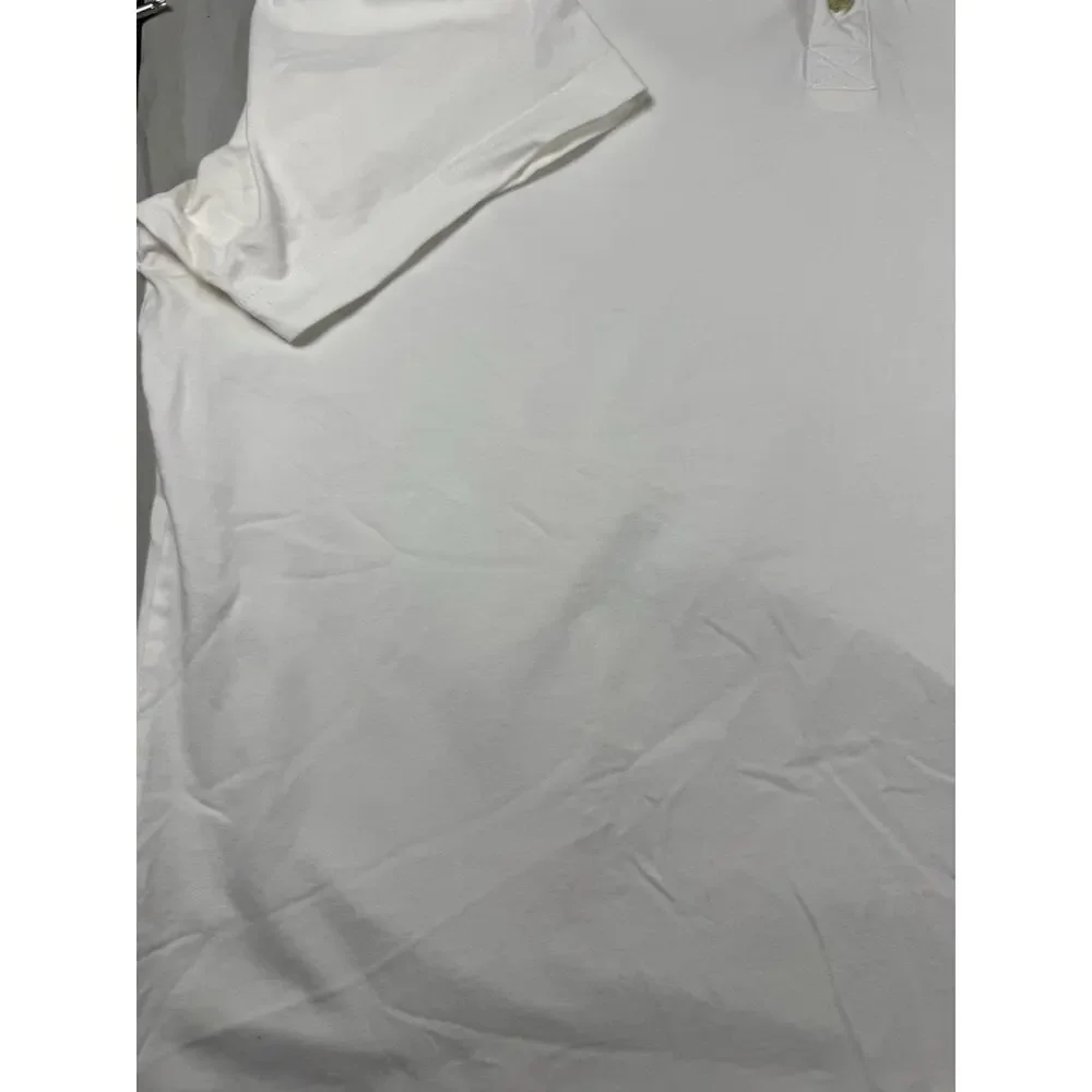 Orvis Polo Shirt XL White 100% Cotton Short Sleeve Classic Casual Made Peru - Picture 11 of 15